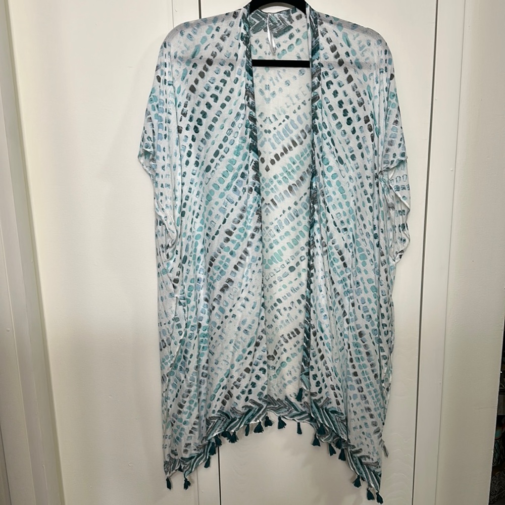 Multi color cover up / kimono